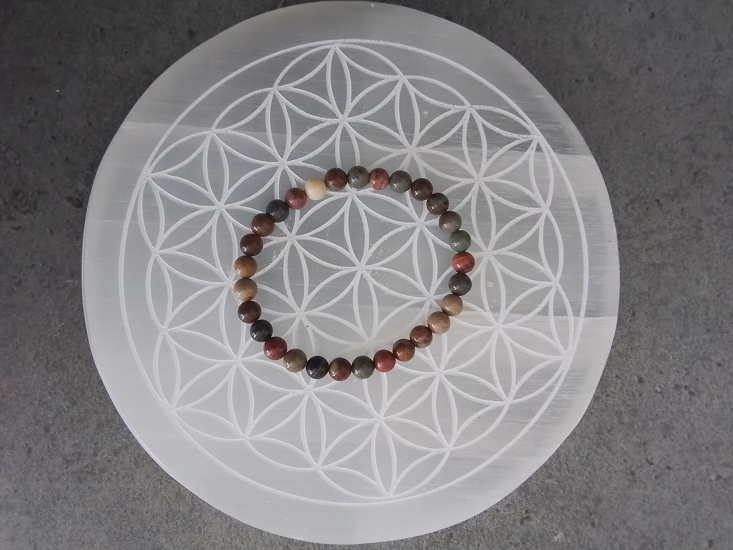 Bracelet en Jaspe océan